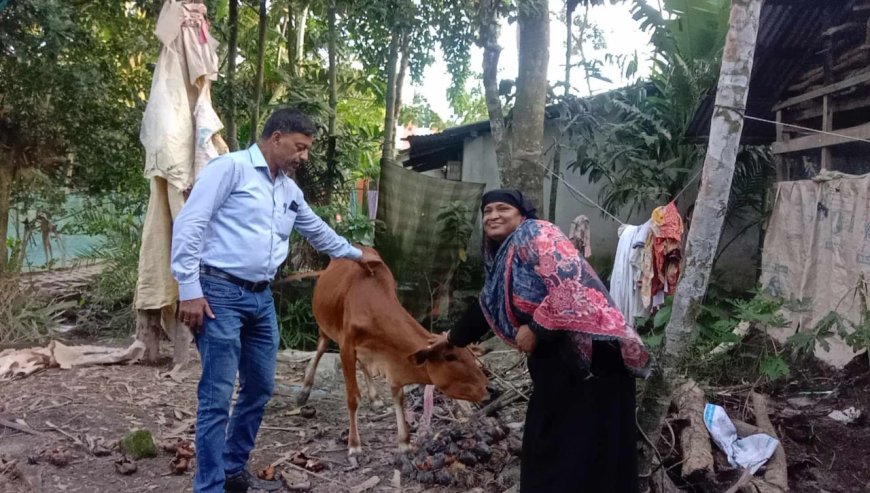 আমতলীতে উপ সচিবের আইসিভিজিডি প্রকল্পের কার্যক্রম পরিদর্শন