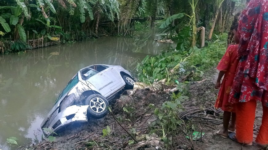 পিরোজপুরে প্রাইভেট কার খালে, চার শিশুসহ নিহত ৮