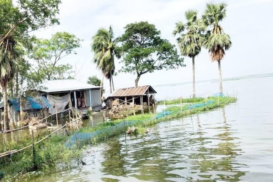 কেশবপুরের, ১শ’ ১০ গ্রামে জলাবদ্ধতা কমতে শুরু করেছে পানি