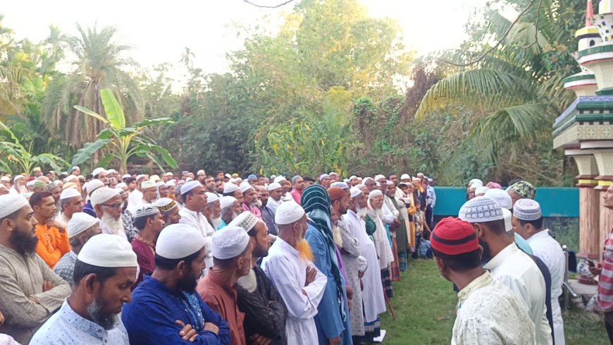 কালিগঞ্জে যুবদল নেতা জি এম রবিউল্যাহ বাহারের চাচা আমির আলী গাজীর দাফন সম্পন্ন