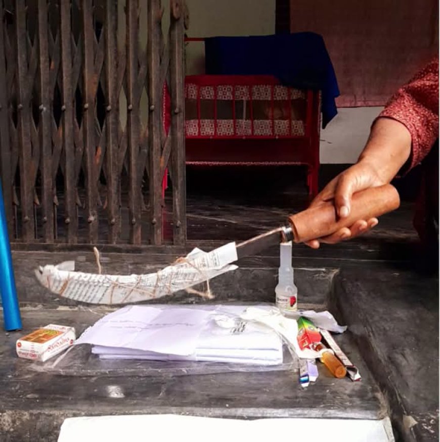 মণিরামপুরে বিএনপি নেতার বাড়ির সামনে দা, চিরকুট ও কাফনের কাপড়: আতঙ্ক ছড়িয়েছে এলাকায়,